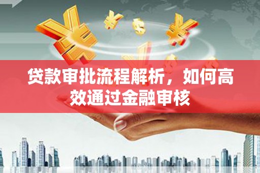 枣阳贷款审批流程解析，如何高效通过金融审核