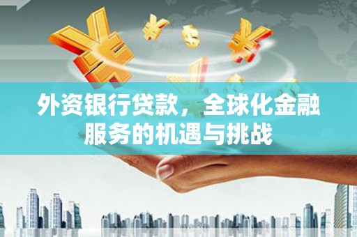枣阳外资银行贷款，全球化金融服务的机遇与挑战