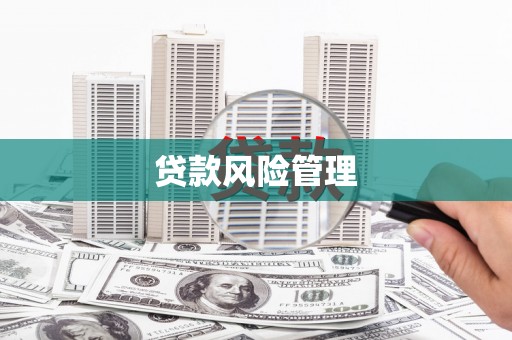 枣阳贷款风险管理
