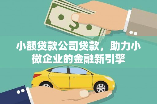 枣阳小额贷款公司贷款，助力小微企业的金融新引擎