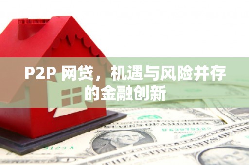 枣阳P2P 网贷，机遇与风险并存的金融创新