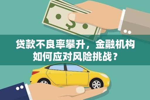 枣阳贷款不良率攀升，金融机构如何应对风险挑战？