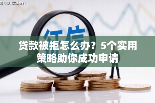 枣阳贷款被拒怎么办？5个实用策略助你成功申请