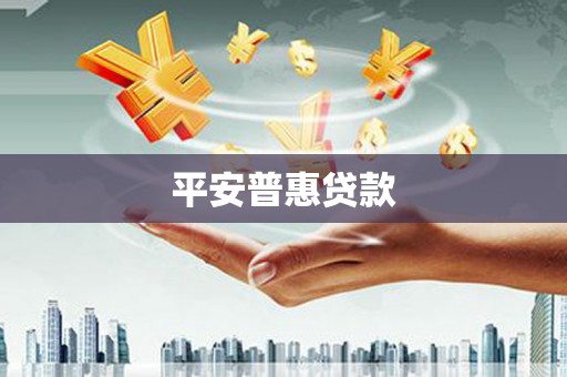 枣阳平安普惠贷款